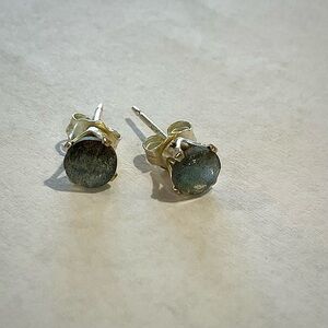 Labradorite Stud Earrings